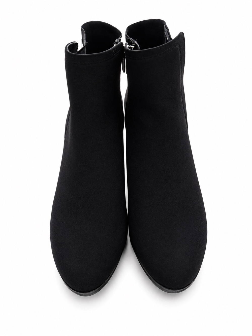 Anne Klein Sport Darice - Black Wedge Ankle Booties - Stretch Fabric - Size 7M